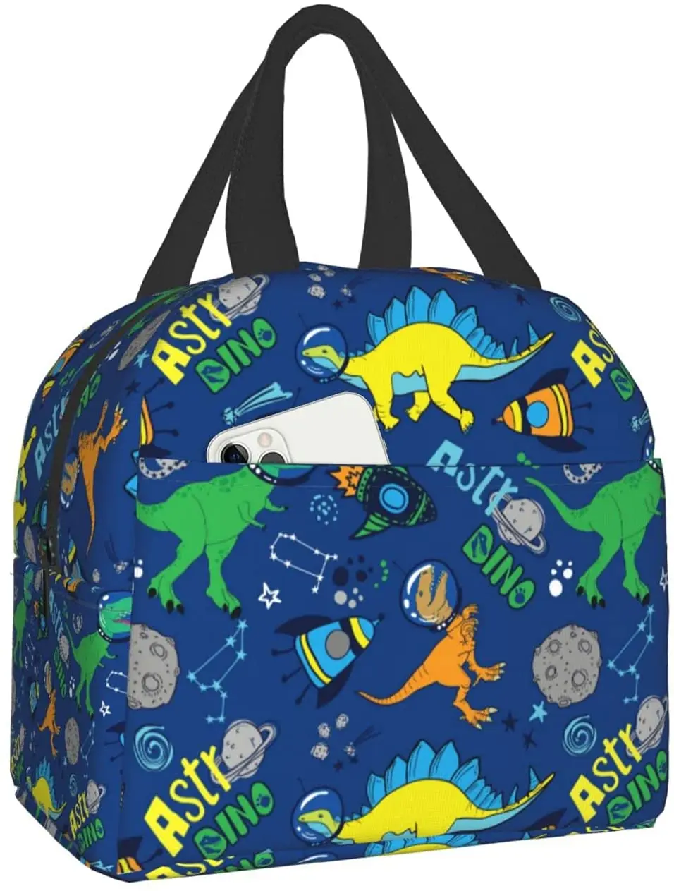 Lunch Bag for Women Dinosaur Space Universe Astronaut Insulated Lunch Box Cooler Tote for Work Office School Picnic Reusable
Lunch Bag for Women Dinosaur Space Universe Astronaut Insulated Lunch Box Cooler Tote for Work Office School Picnic Reusable