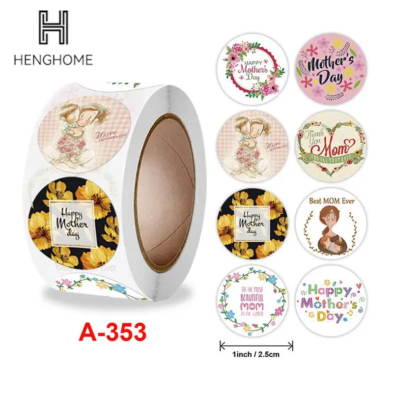 500pcs/roll Happy Mother's Day Decorative Stickers Bag Self-adhesive Seal Labels DIY Party Moms Birthday Gift Decor for Mom
500pcs/roll Happy Mother's Day Decorative Stickers Bag Self-adhesive Seal Labels DIY Party Moms Birthday Gift Decor for Mom