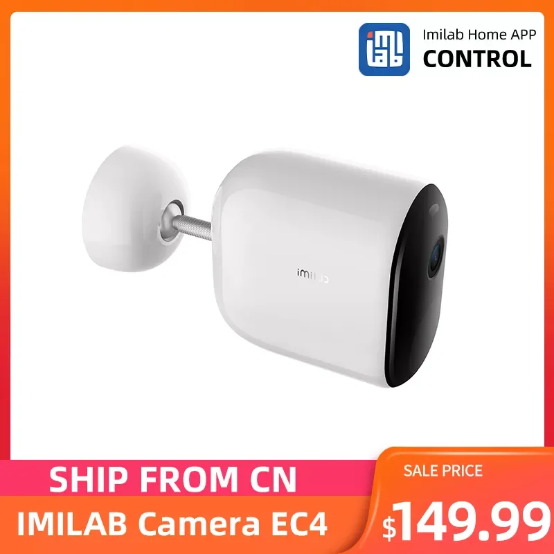 IMILAB EC4 Solar Camera Battery Video Surveillance System Kit 4MP HD CCTV Security Wireless WiFi Smart Home Outdoor Spotlight
IMILAB EC4 Solar Camera Battery Video Surveillance System Kit 4MP HD CCTV Security Wireless WiFi Smart Home Outdoor Spotlight
