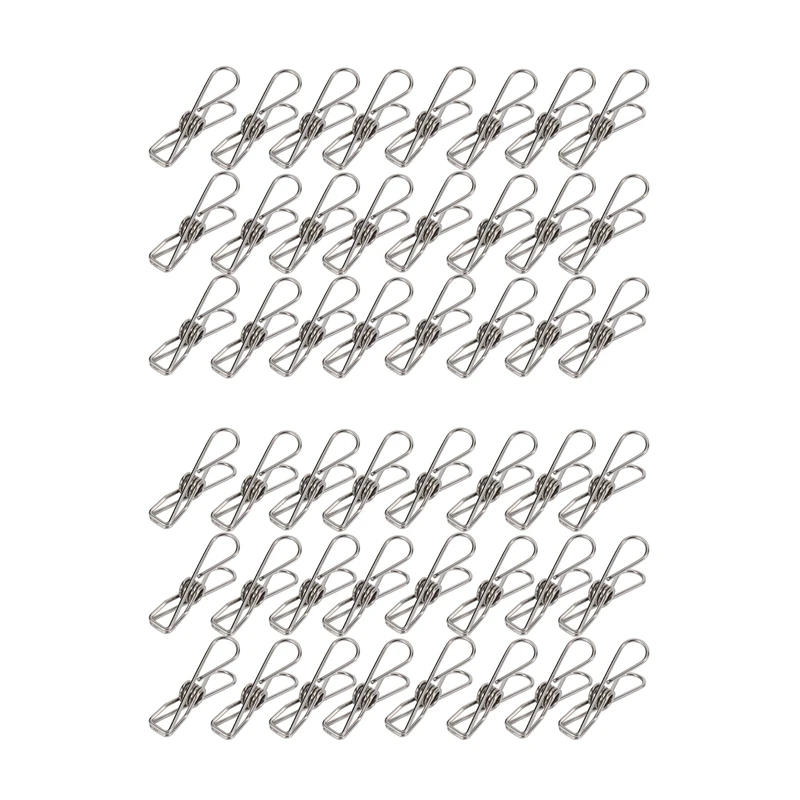 48 Pcs Stainless Steel Wire Clip, Multi-Function Clip, Utility Clip Pins Hanging Clip Office Fastener
48 Pcs Stainless Steel Wire Clip, Multi-Function Clip, Utility Clip Pins Hanging Clip Office Fastener