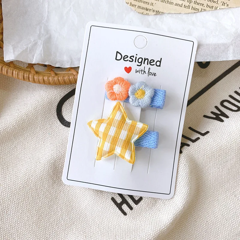 Star Hairpin Baby Girls Sweet Flower Hair Clip Set Korean Baby Hair Accessories Cute Girl Barrettes Kawaii Hair Pin 2Pcs
Star Hairpin Baby Girls Sweet Flower Hair Clip Set Korean Baby Hair Accessories Cute Girl Barrettes Kawaii Hair Pin 2Pcs
