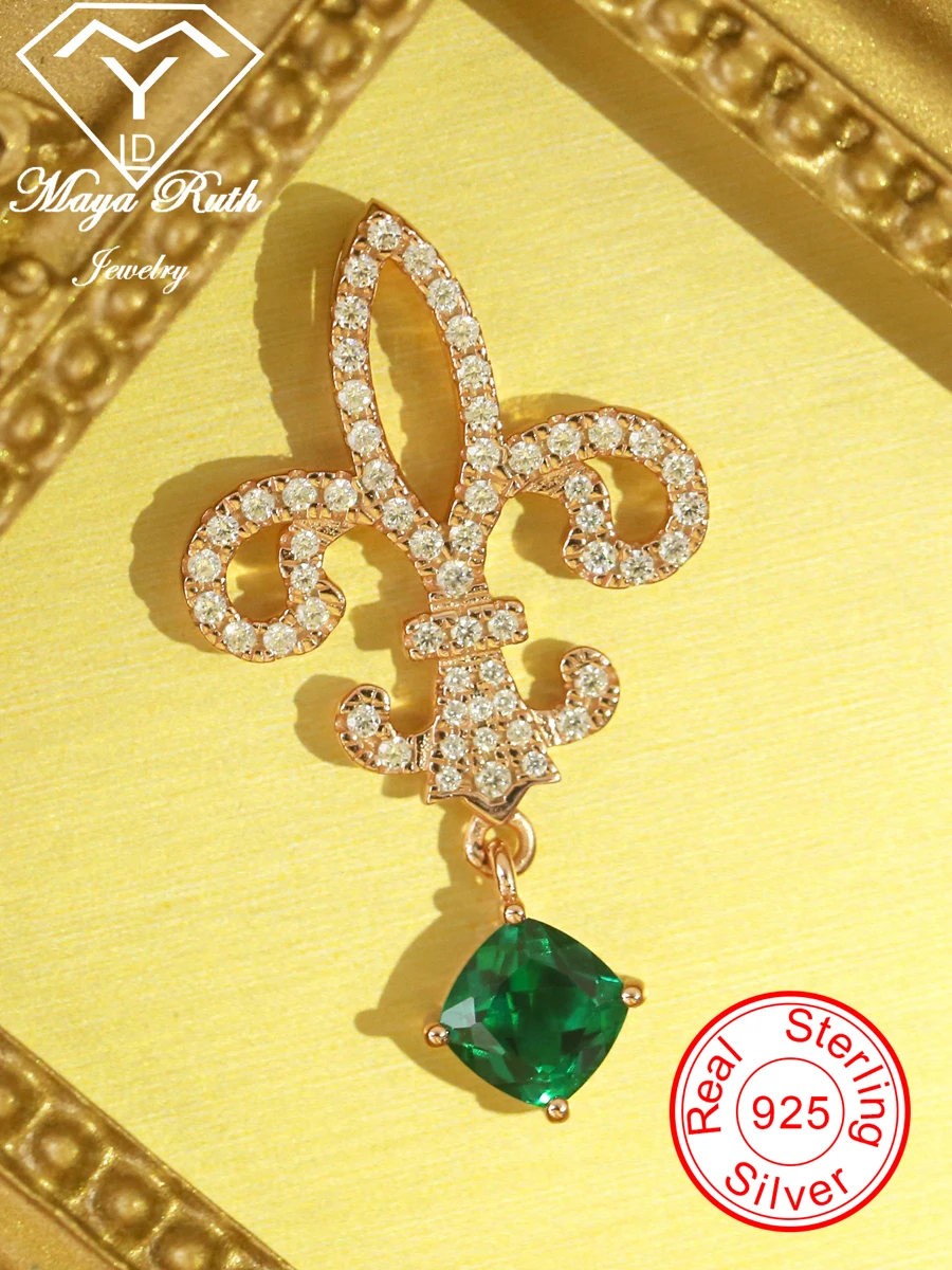 Created Emerald 925 Sterling Silver Designer Pendant New Trend For Women Vintage Aesthetic Style Dating Charm Retro Halo Jewelry
Created Emerald 925 Sterling Silver Designer Pendant New Trend For Women Vintage Aesthetic Style Dating Charm Retro Halo Jewelry