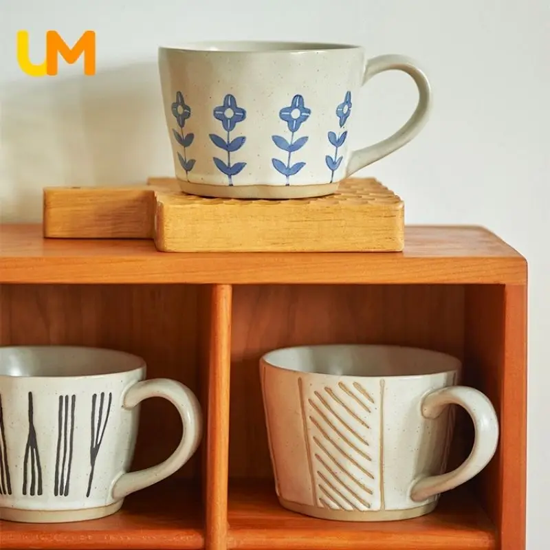 Чашки для завтрака с цветами, керамические кружки с ручкой, Скандинавская кофейная кружка из овсяной муки для кофе, чая, молока, креативные п... 
Чашки для завтрака с цветами, керамические кружки с ручкой, Скандинавская кофейная кружка из овсяной муки для кофе, чая, молока, креативные п...