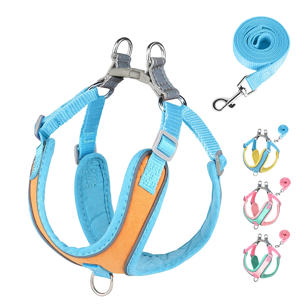 No Pull Pet Dog Harness and Leash Set Reflective Puppy Cat Harness Vest Adjustable Walking Lead Leash For Small Dogs Chihuahua
No Pull Pet Dog Harness and Leash Set Reflective Puppy Cat Harness Vest Adjustable Walking Lead Leash For Small Dogs Chihuahua