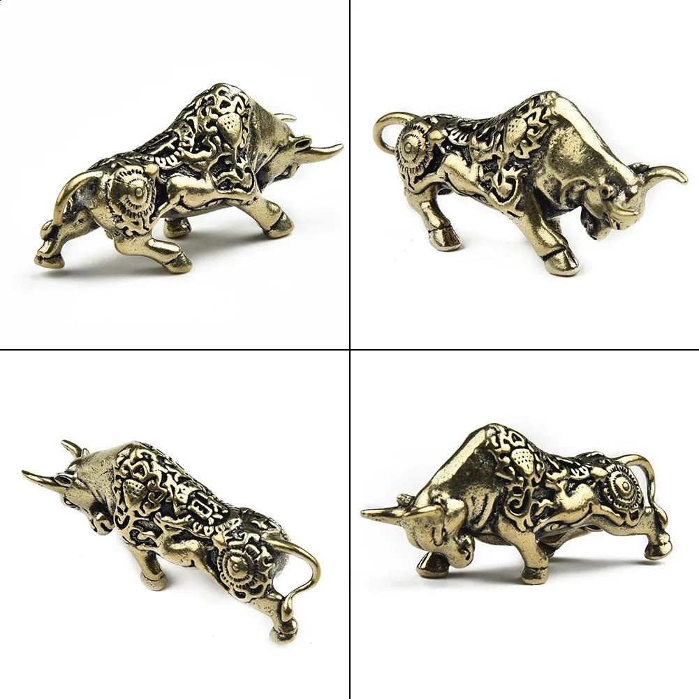 Accessories Bull Ornament Handmade Miniatures Sculpture Statue Copper Crafts Desk Figurines Convenient Practical
Accessories Bull Ornament Handmade Miniatures Sculpture Statue Copper Crafts Desk Figurines Convenient Practical