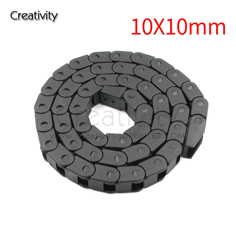 1000mm 10x10mm Nylon Black Chain 3D Printer Accessories Cable Drag Chain Wire Carrier 1M CNC Router Machine High Quality 10*10mm
1000mm 10x10mm Nylon Black Chain 3D Printer Accessories Cable Drag Chain Wire Carrier 1M CNC Router Machine High Quality 10*10mm