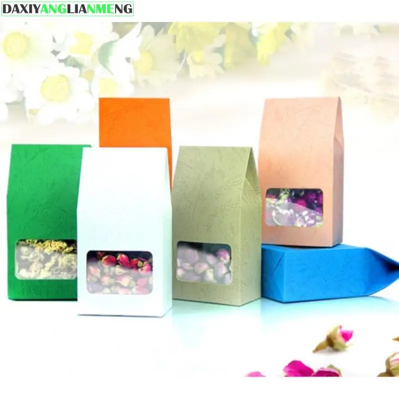 50pcs/lot 6colors embossing kraft paper box PVC window disposable candy storage box stand up 8x15.5cm+5cm free shipping
50pcs/lot 6colors embossing kraft paper box PVC window disposable candy storage box stand up 8x15.5cm+5cm free shipping