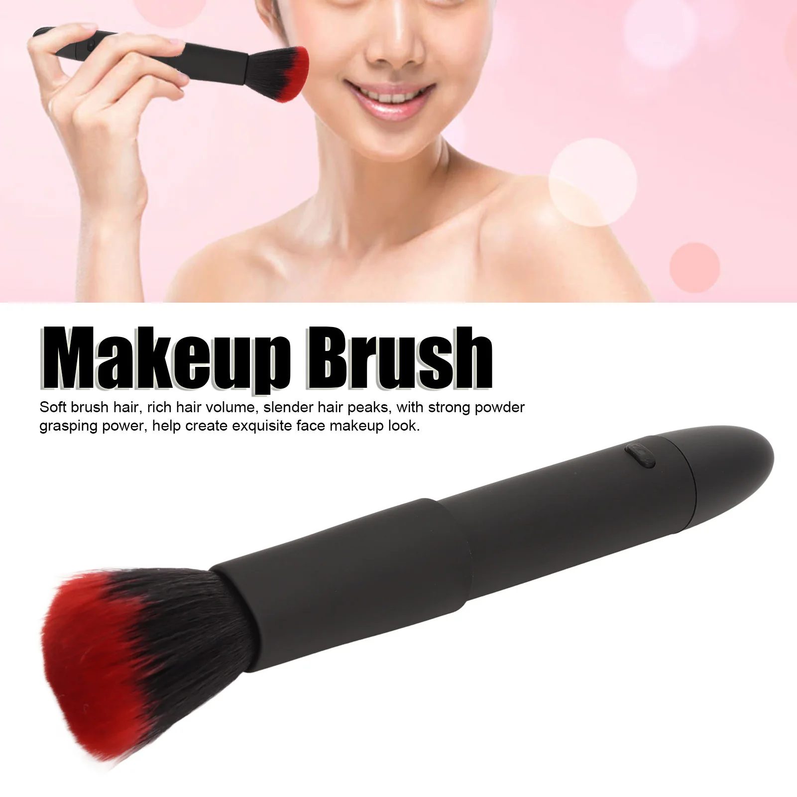 Electric Cosmetic Brush Blush Loose Powder Brush Beauty Tools Washable 10 Gears Vibration Rechargeable Makeup Brush
Electric Cosmetic Brush Blush Loose Powder Brush Beauty Tools Washable 10 Gears Vibration Rechargeable Makeup Brush
