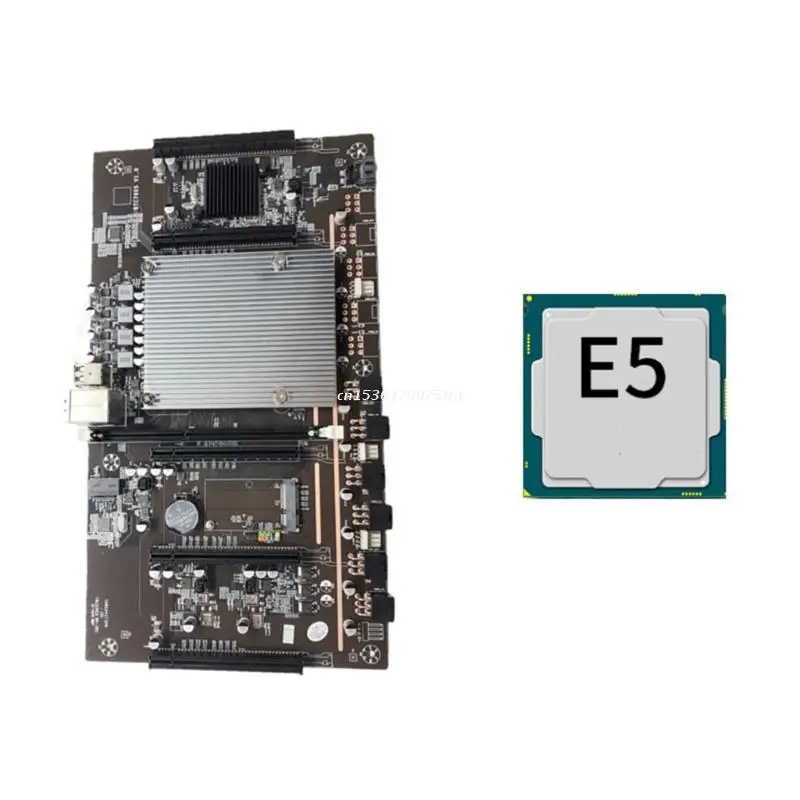 Материнская плата BTC X79-H61 Miner CPU поддерживает 3060 графическую карту и 5 PCI-E 3,0 X8 дропшиппинг
Материнская плата BTC X79-H61 Miner CPU поддерживает 3060 графическую карту и 5 PCI-E 3,0 X8 дропшиппинг