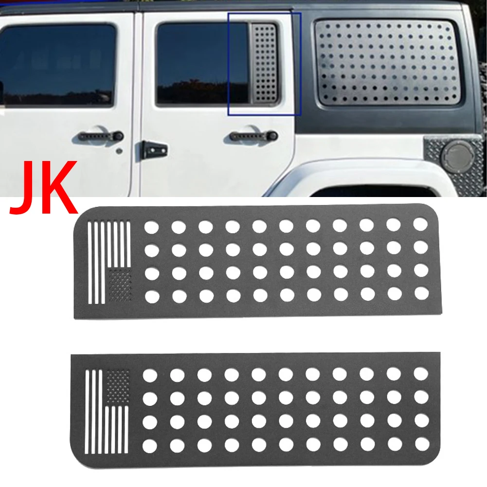 2pcs Car Rear Door Window Trim Plate Triangle Aluminum Alloy Protective Plate Decorative Stickers For Jeep Wrangler Jk 2017-2022
2pcs Car Rear Door Window Trim Plate Triangle Aluminum Alloy Protective Plate Decorative Stickers For Jeep Wrangler Jk 2017-2022