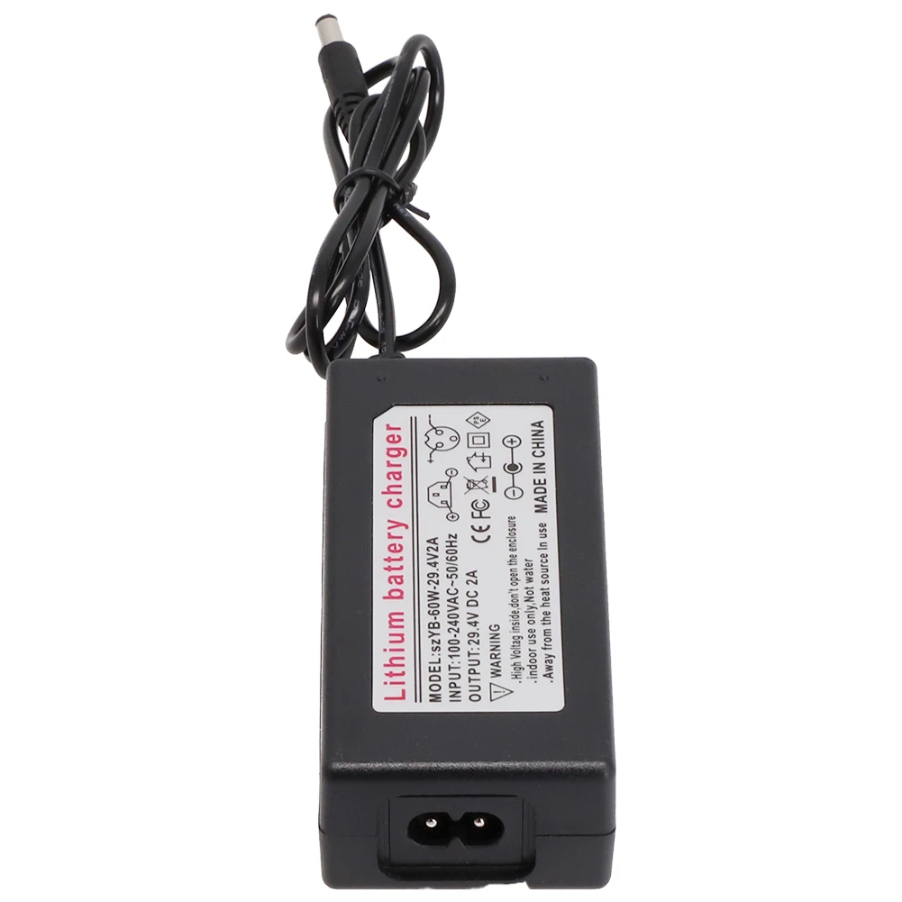 Practical Quality Durable Charger Connector Multiple Protections Professional 29.4V 2A For 25.2V 25.9V 25.6V 24V
Practical Quality Durable Charger Connector Multiple Protections Professional 29.4V 2A For 25.2V 25.9V 25.6V 24V