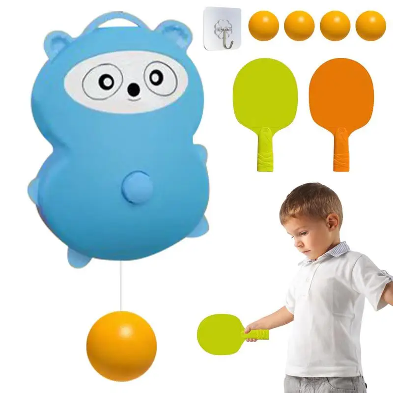 Table Tennis Training Device Height-adjustable Table Tennis For Kids Cartoon Cat Design Suspended Parent-Child Interaction Toy
Table Tennis Training Device Height-adjustable Table Tennis For Kids Cartoon Cat Design Suspended Parent-Child Interaction Toy