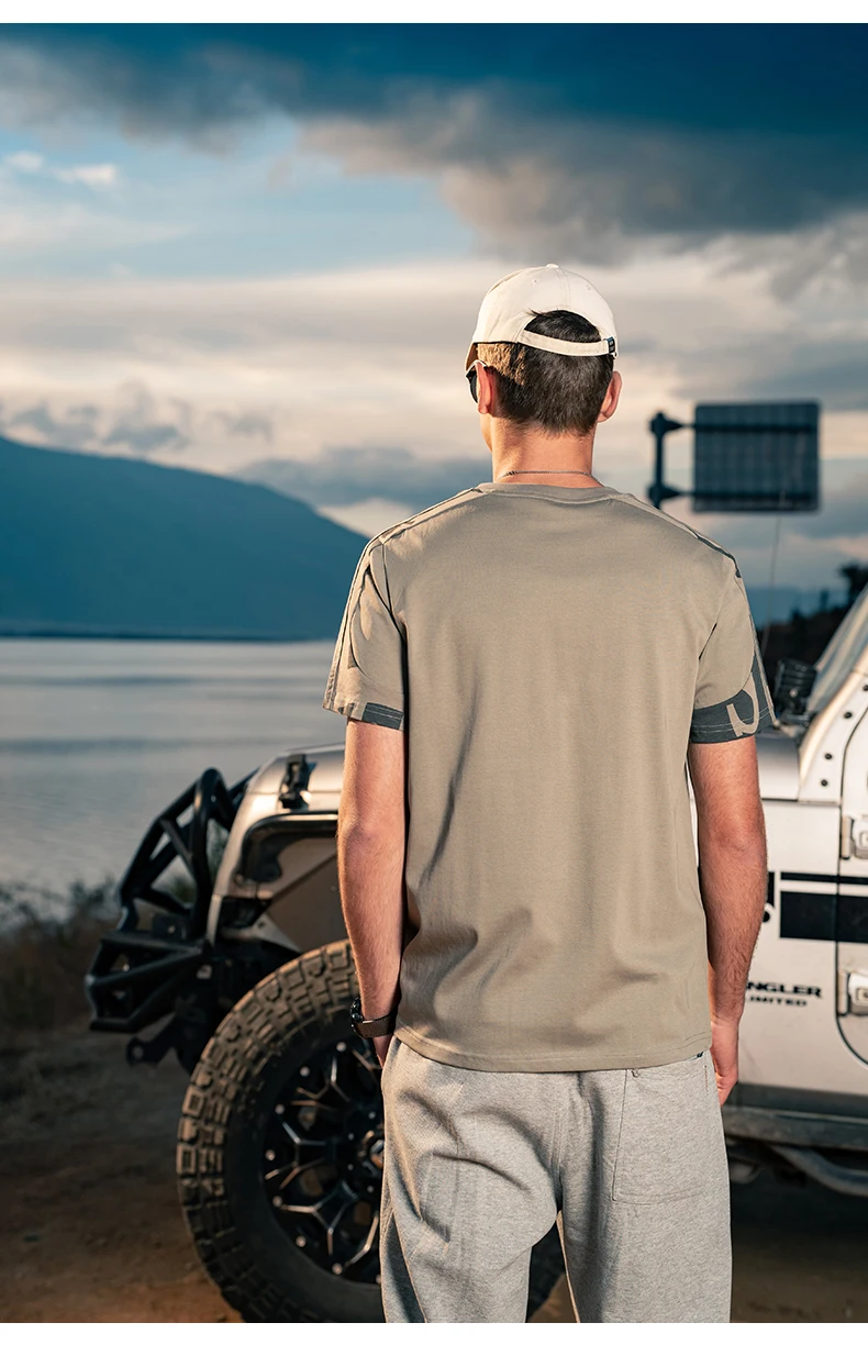 YTX0028 Summer 2022 Contrast Color Design Half Sleeve Men's Short Sleeve T-Shirt 
YTX0028 Summer 2022 Contrast Color Design Half Sleeve Men's Short Sleeve T-Shirt