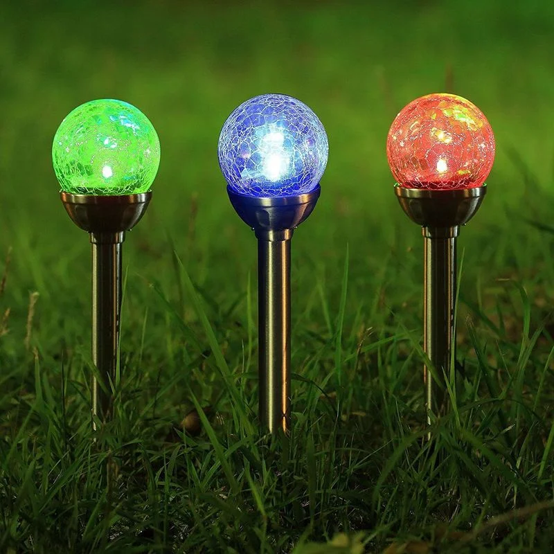 Outdoor Solar Garden Lights Lantern Color Changing Crack Ball Lawn Lamp Waterproof for Patio Garden Decoration Christmas Light
Outdoor Solar Garden Lights Lantern Color Changing Crack Ball Lawn Lamp Waterproof for Patio Garden Decoration Christmas Light