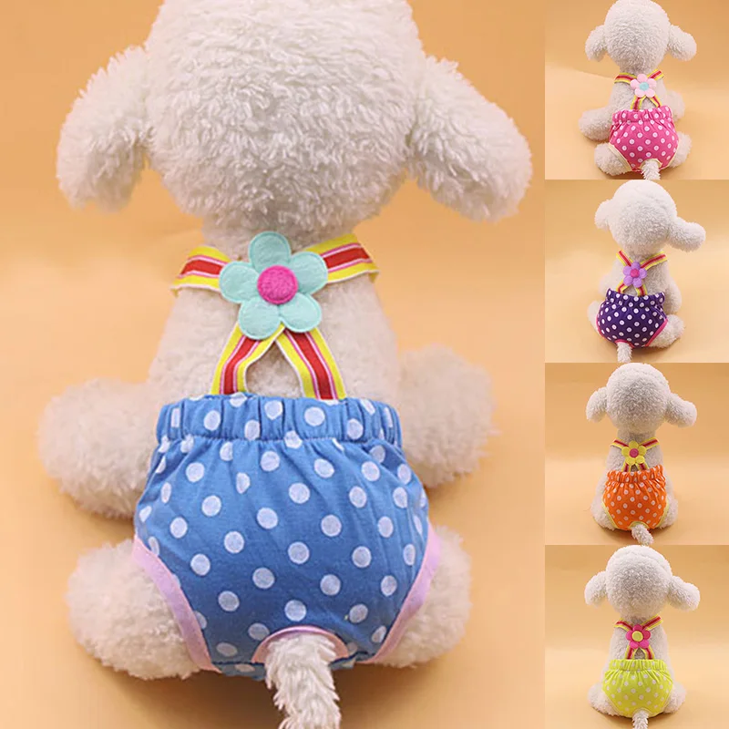 Dog Shorts Diaper Sanitary Physiological Pants Cute Dots Print Suspender Pants Washable Female Dog Menstruation Briefs Pants
Dog Shorts Diaper Sanitary Physiological Pants Cute Dots Print Suspender Pants Washable Female Dog Menstruation Briefs Pants