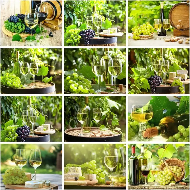 GATYZTORY Oil Painting Cyan Grape Handpainted Canvas Modern For Home Decoration Diy Fruits Gift Coloring By Numbers 60*75cm Fram
GATYZTORY Oil Painting Cyan Grape Handpainted Canvas Modern For Home Decoration Diy Fruits Gift Coloring By Numbers 60*75cm Fram