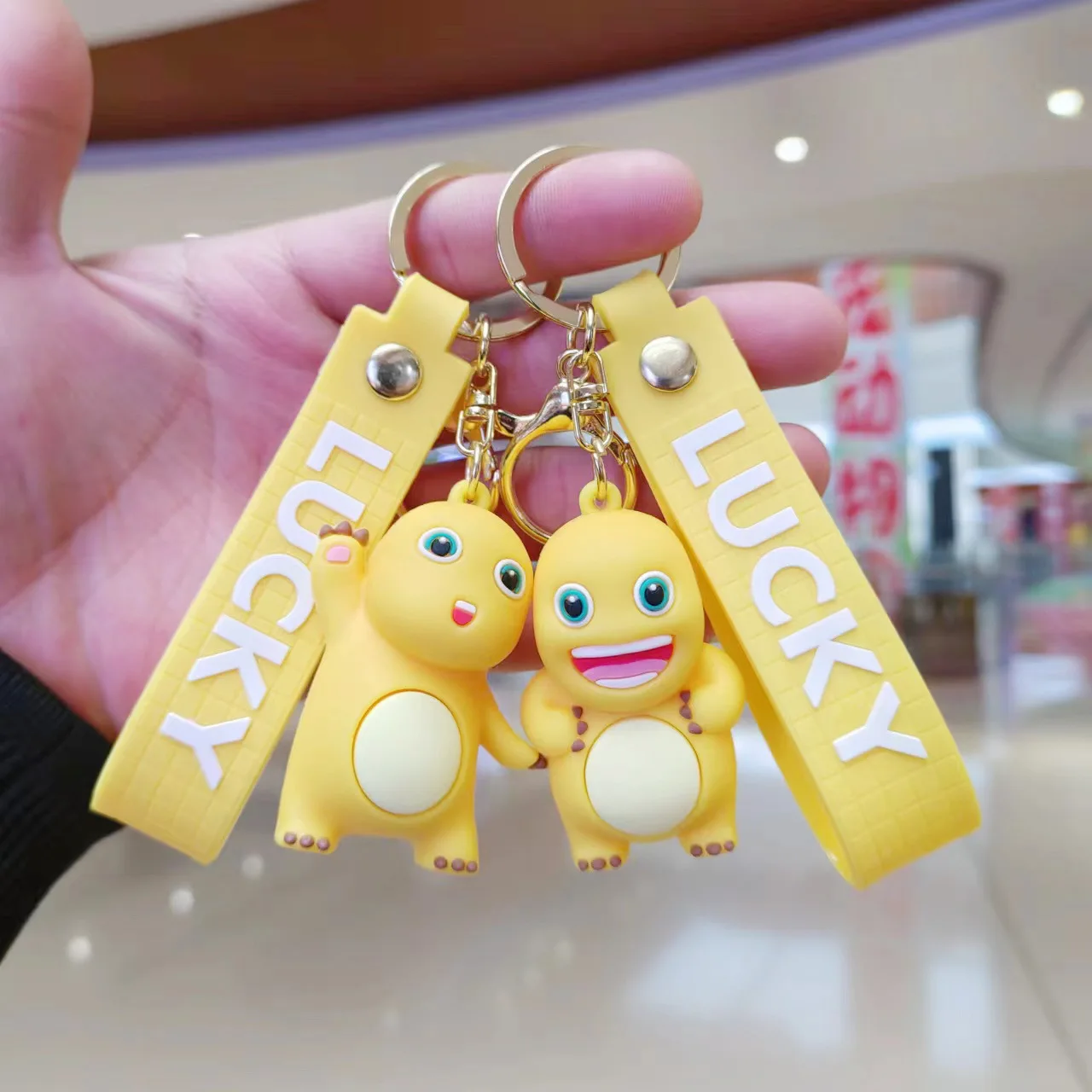 Cartoon Little Fat Dragon Keychain Cute Little Dinosaur Doll Keyring Pendant Fashion Men's and Women's Backpack Jewelry Gifts
Cartoon Little Fat Dragon Keychain Cute Little Dinosaur Doll Keyring Pendant Fashion Men's and Women's Backpack Jewelry Gifts
