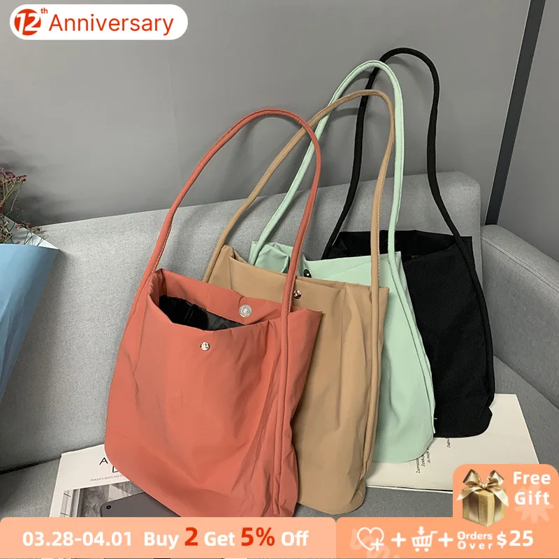 Candy Color Simple Ladies Nylon Messenger Bag Large Capacity Casual Women Shoulser Shopping Bags Female Buckle Beach Handbags
Candy Color Simple Ladies Nylon Messenger Bag Large Capacity Casual Women Shoulser Shopping Bags Female Buckle Beach Handbags