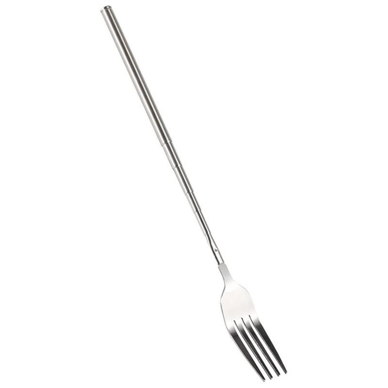 BBQ Retractable Fork Fruit Dessert Long Handle Fork Tableware Creative Kitchen Supplies Stainless Steel Fork
BBQ Retractable Fork Fruit Dessert Long Handle Fork Tableware Creative Kitchen Supplies Stainless Steel Fork
