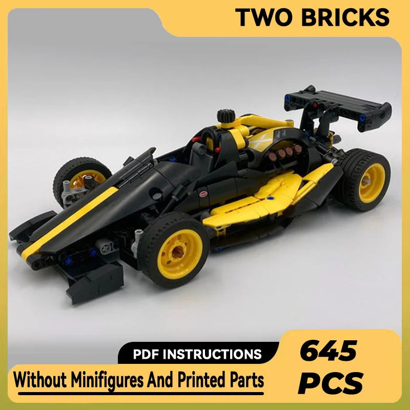 Конструктор Moc гоночный технический, Детский конструктор «сделай сам», игрушка для детей, подарок на праздник