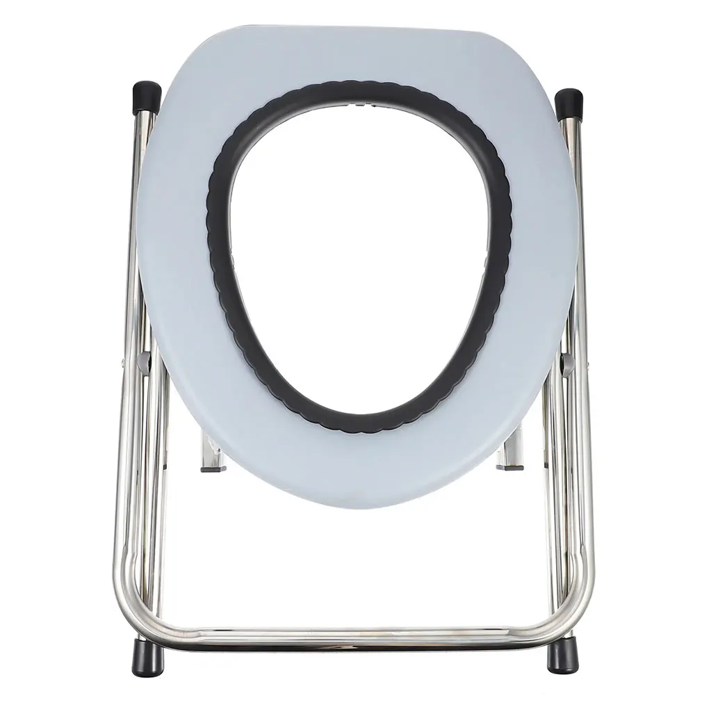 

Foldable Bathroom Toilets Potty Chair 100KG Heavy Duty Portable Stool Elderly Assist Household Hotel Outdoor Camping Hiking