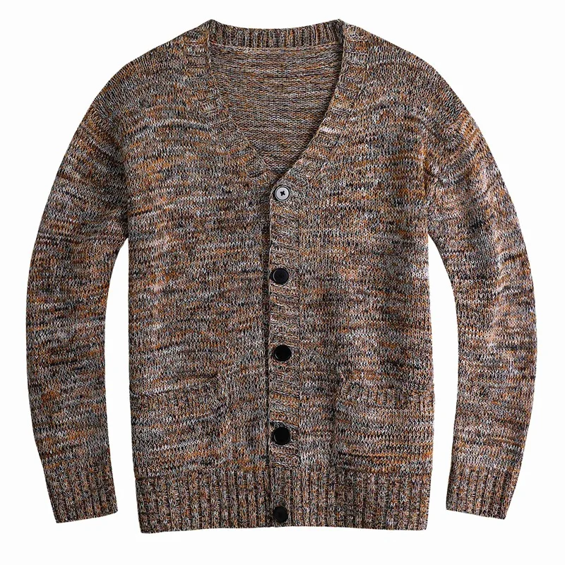 New V-neck Fashion Brown Sweater Long Sleeve Cardigan Sweater Single Breasted Men's Casual Sweater Coat Clothing For Man
New V-neck Fashion Brown Sweater Long Sleeve Cardigan Sweater Single Breasted Men's Casual Sweater Coat Clothing For Man