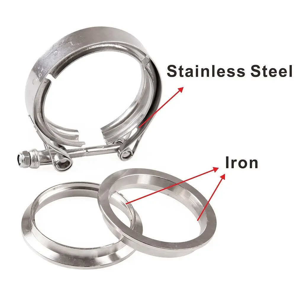 V Band Exhaust Clamp 2inch 2.5 inch 3 inch 3.5 inch 4 inch Exhaust Flange vband Clamps V-Band Muffler Clamp Car Auto Accessories
V Band Exhaust Clamp 2inch 2.5 inch 3 inch 3.5 inch 4 inch Exhaust Flange vband Clamps V-Band Muffler Clamp Car Auto Accessories