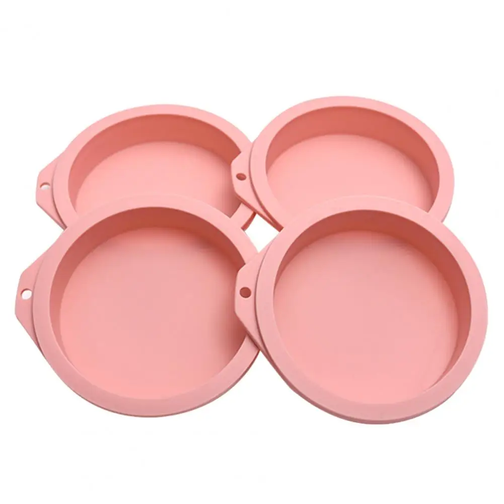 4Pcs Multi-Use Cake Molds Anti-Stick Flexible Round DIY Baking Mold for Bakery Baking & Pastry Kitchen Tools
4Pcs Multi-Use Cake Molds Anti-Stick Flexible Round DIY Baking Mold for Bakery Baking & Pastry Kitchen Tools
