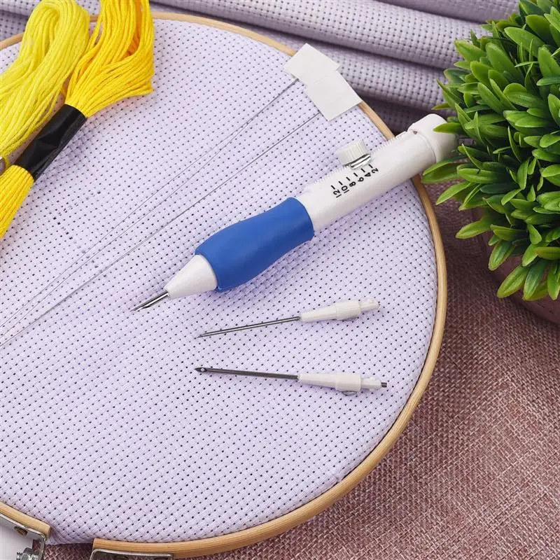Practical Plastic DIY Magic Embroidery Pen Set DIY Hand Embroidery Pen Punch Needle Stitch Sewing Accessories
Practical Plastic DIY Magic Embroidery Pen Set DIY Hand Embroidery Pen Punch Needle Stitch Sewing Accessories