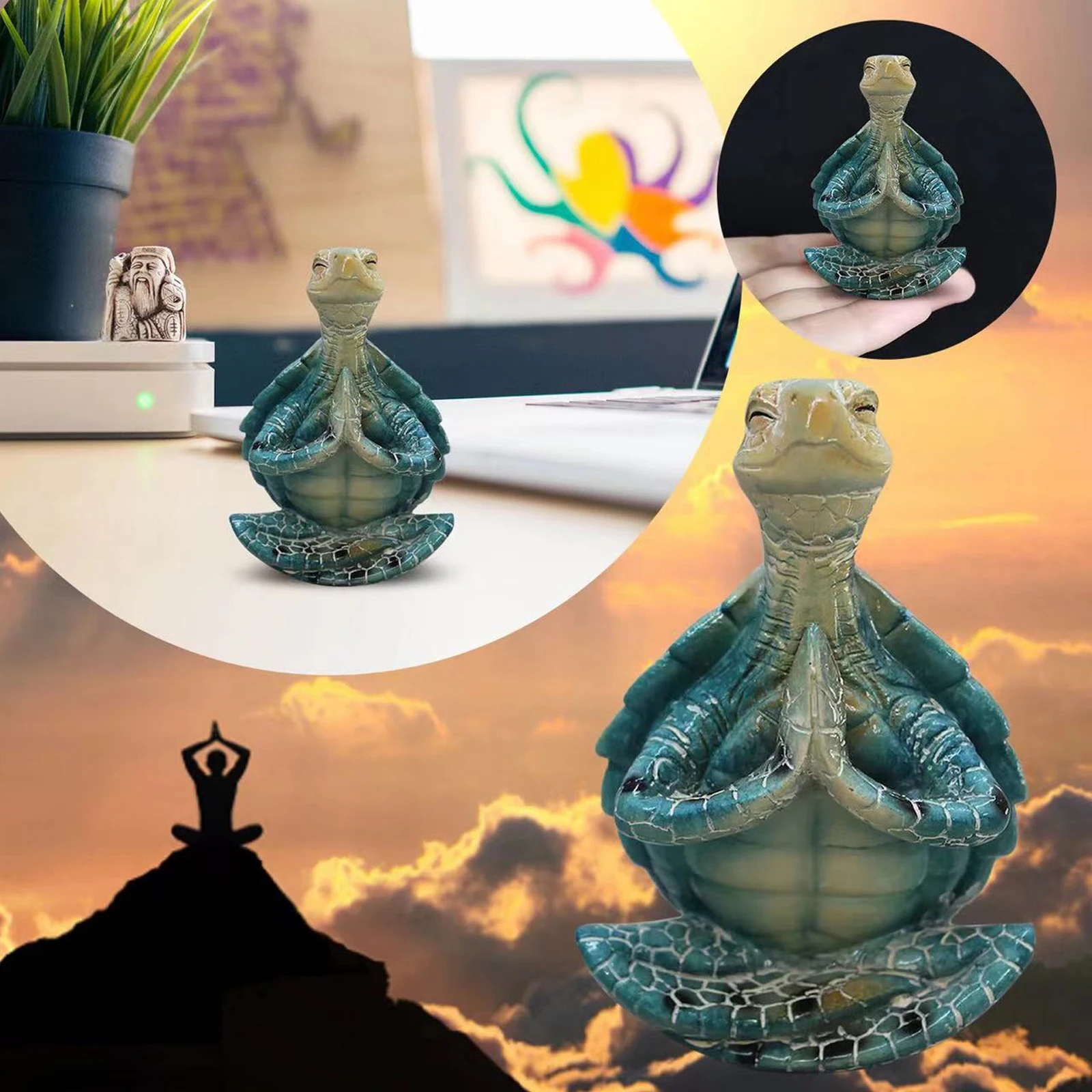 Meditation Turtle Ornaments Turtle Figurine Yoga Animal Figurines Home Decor Garden Bedroom Living Room Collectible Statue
Meditation Turtle Ornaments Turtle Figurine Yoga Animal Figurines Home Decor Garden Bedroom Living Room Collectible Statue