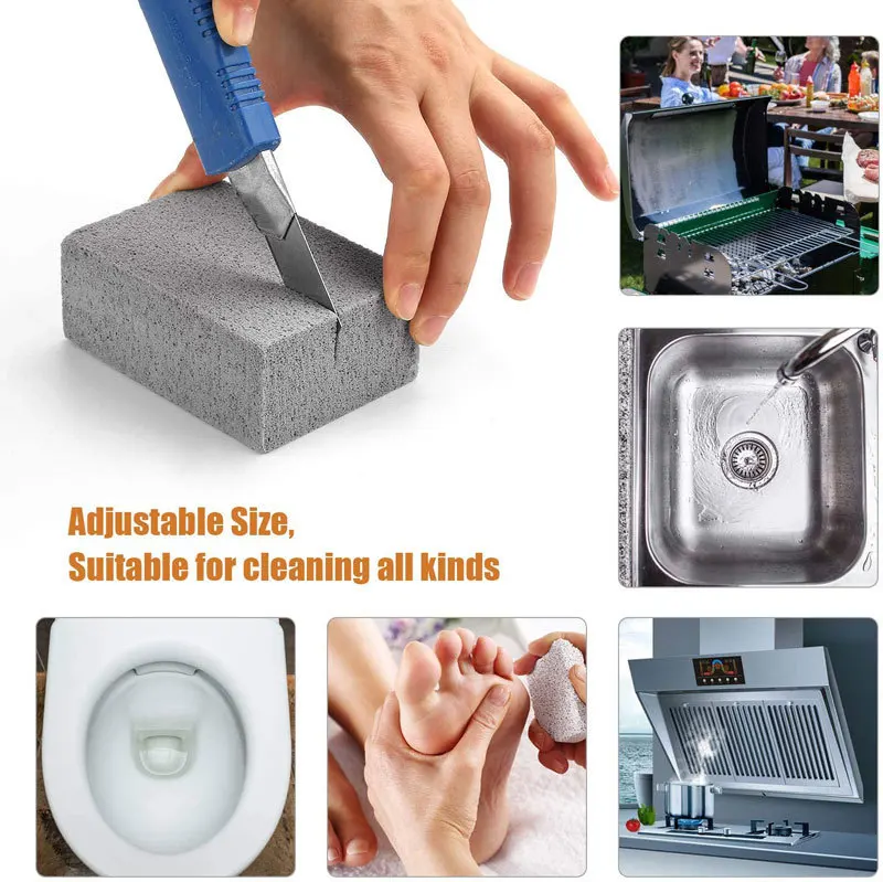 BBQ Grill Cleaning Brick BBQ Kitchen Gadgets Block Barbecue Racks Stains Grease Cleaner Toilet Brush Cleaning Stone Racks Stains
BBQ Grill Cleaning Brick BBQ Kitchen Gadgets Block Barbecue Racks Stains Grease Cleaner Toilet Brush Cleaning Stone Racks Stains