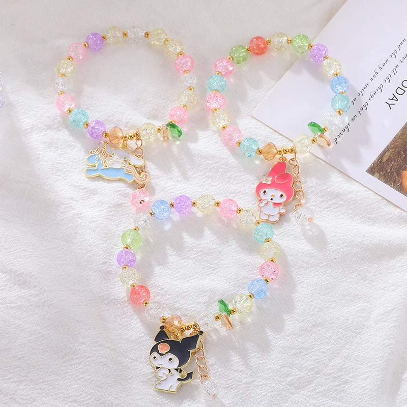 Sanrioed аниме Kuromi Cinnamoroll Mymelody амулетный браслет Kawaii мультфильм женщины дети браслет Bestfriend подарок ювелирные изделия аксессуары
Sanrioed аниме Kuromi Cinnamoroll Mymelody амулетный браслет Kawaii мультфильм женщины дети браслет Bestfriend подарок ювелирные изделия аксессуары