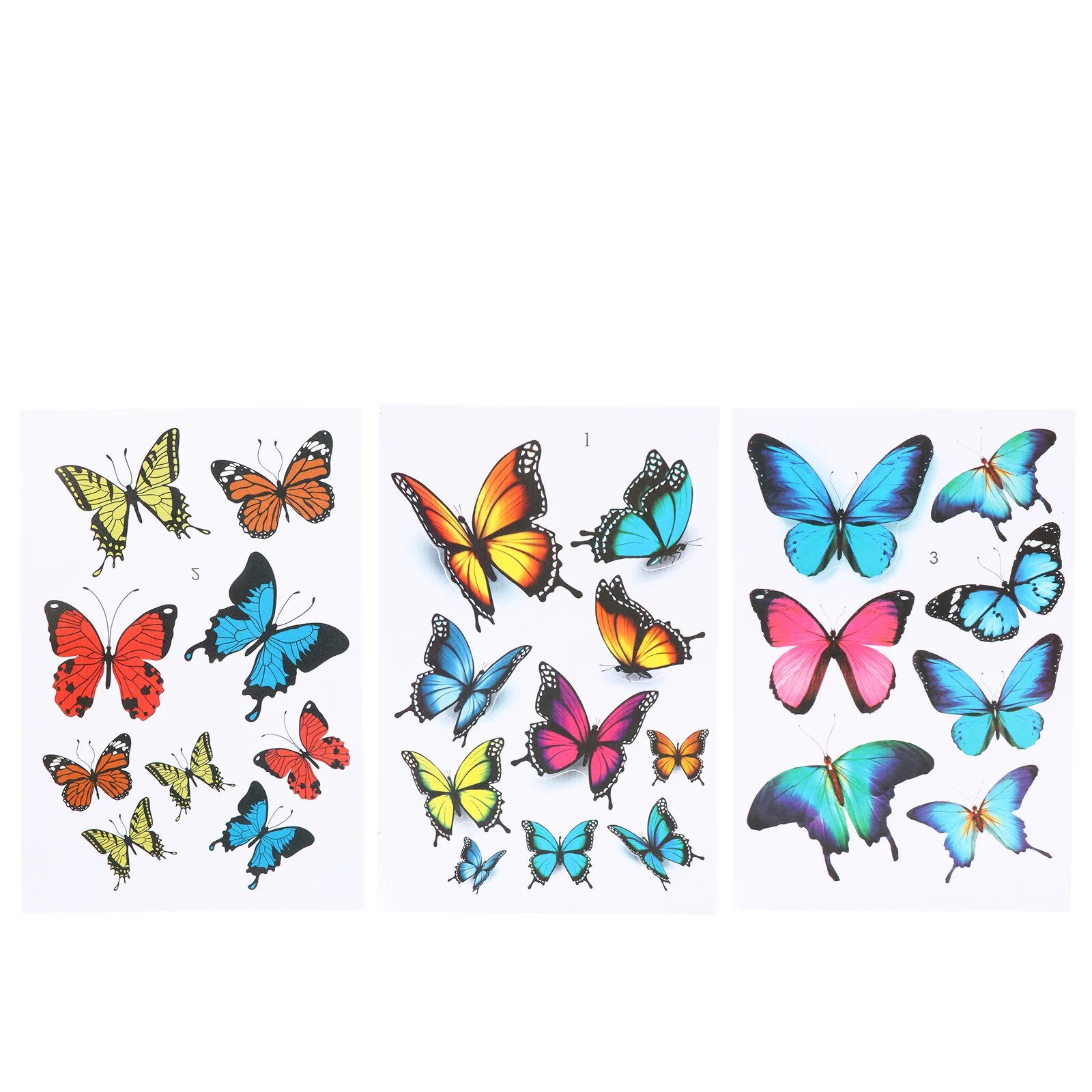 3pcs Butterflies Car Decal Colorful Self- Adhesive Stickers Waterproof Vinyl Car Side Hood Decals for Laptop Trucks Decorative
3pcs Butterflies Car Decal Colorful Self- Adhesive Stickers Waterproof Vinyl Car Side Hood Decals for Laptop Trucks Decorative