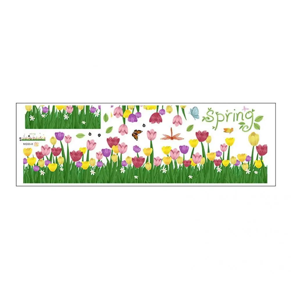 Beautiful Removable Anti-mold Spring Tulip PVC Wall Decoration Picture Home Improvement Wall Paintings Wall Paster
Beautiful Removable Anti-mold Spring Tulip PVC Wall Decoration Picture Home Improvement Wall Paintings Wall Paster