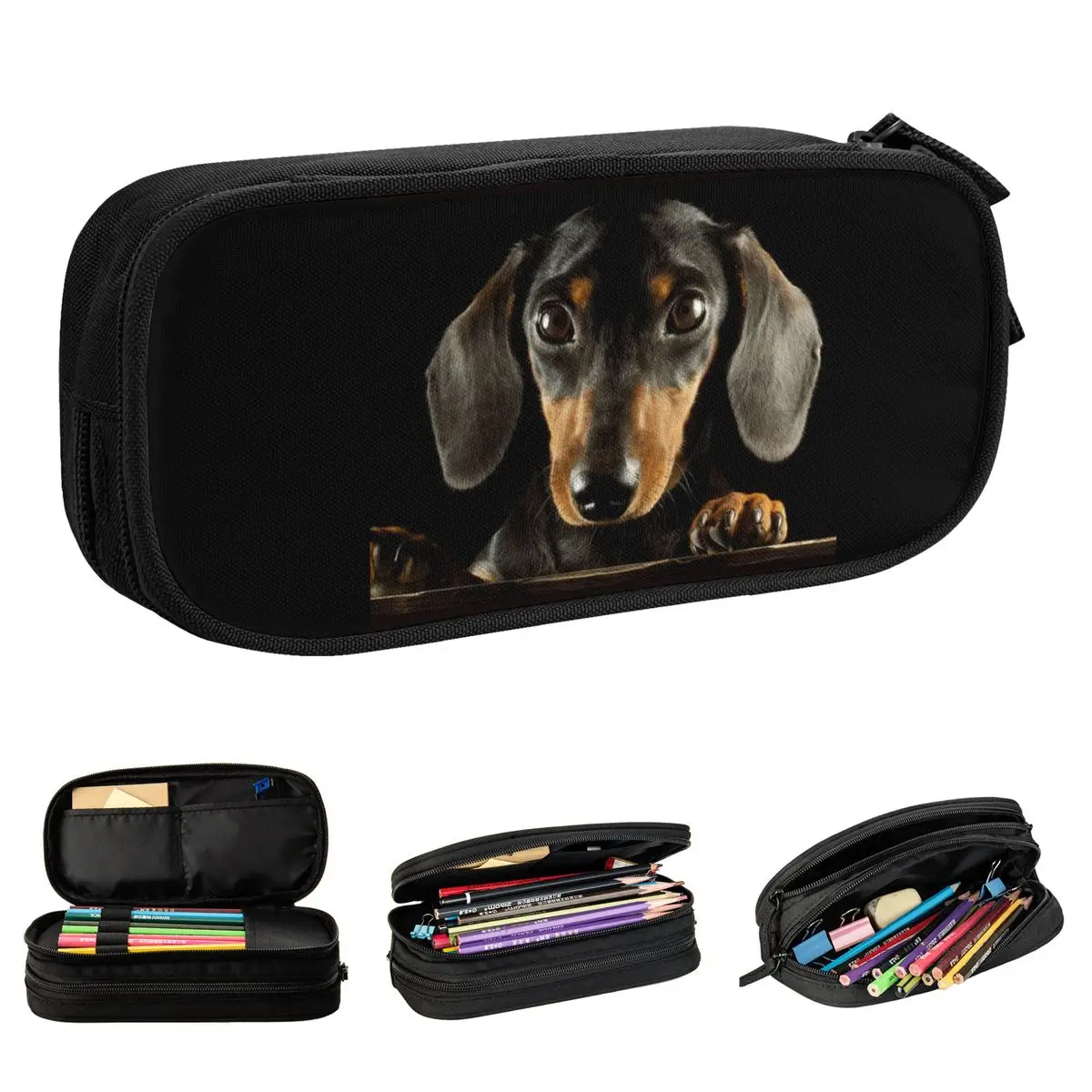 Dachshund Dog Photo Portrait Pencil Cases Pets Animal Pencilcases Pen Box Big Capacity Bag School Supplies Gifts Stationery
Dachshund Dog Photo Portrait Pencil Cases Pets Animal Pencilcases Pen Box Big Capacity Bag School Supplies Gifts Stationery