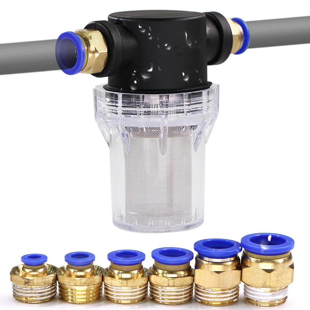 1/2" 6-16mm Garden Watering Hose Pipe Filter Agricultural Irrigation Filter Aquarium Fish Tank Quick Insert Slip Lock Percolator
1/2" 6-16mm Garden Watering Hose Pipe Filter Agricultural Irrigation Filter Aquarium Fish Tank Quick Insert Slip Lock Percolator