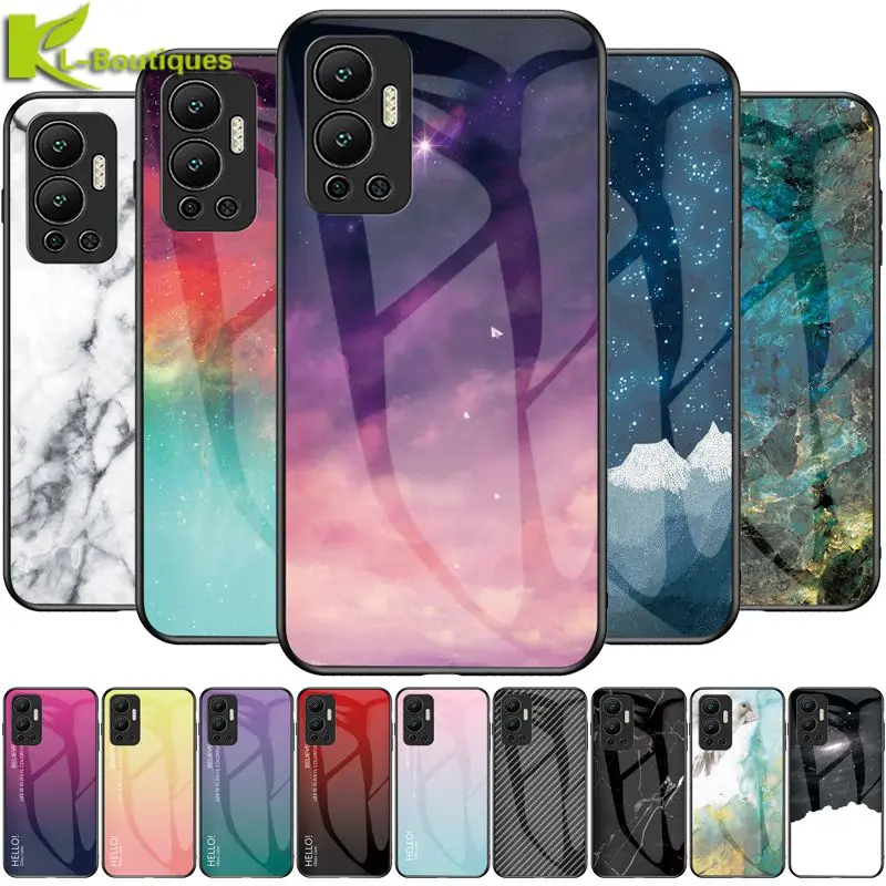 For Infinix Hot 10 11S 12 Case Painted Gradient Tempered Glass Phone Case for Infinix Hot 12 12i 11S 10S 10 9 Play Cases Cover
For Infinix Hot 10 11S 12 Case Painted Gradient Tempered Glass Phone Case for Infinix Hot 12 12i 11S 10S 10 9 Play Cases Cover