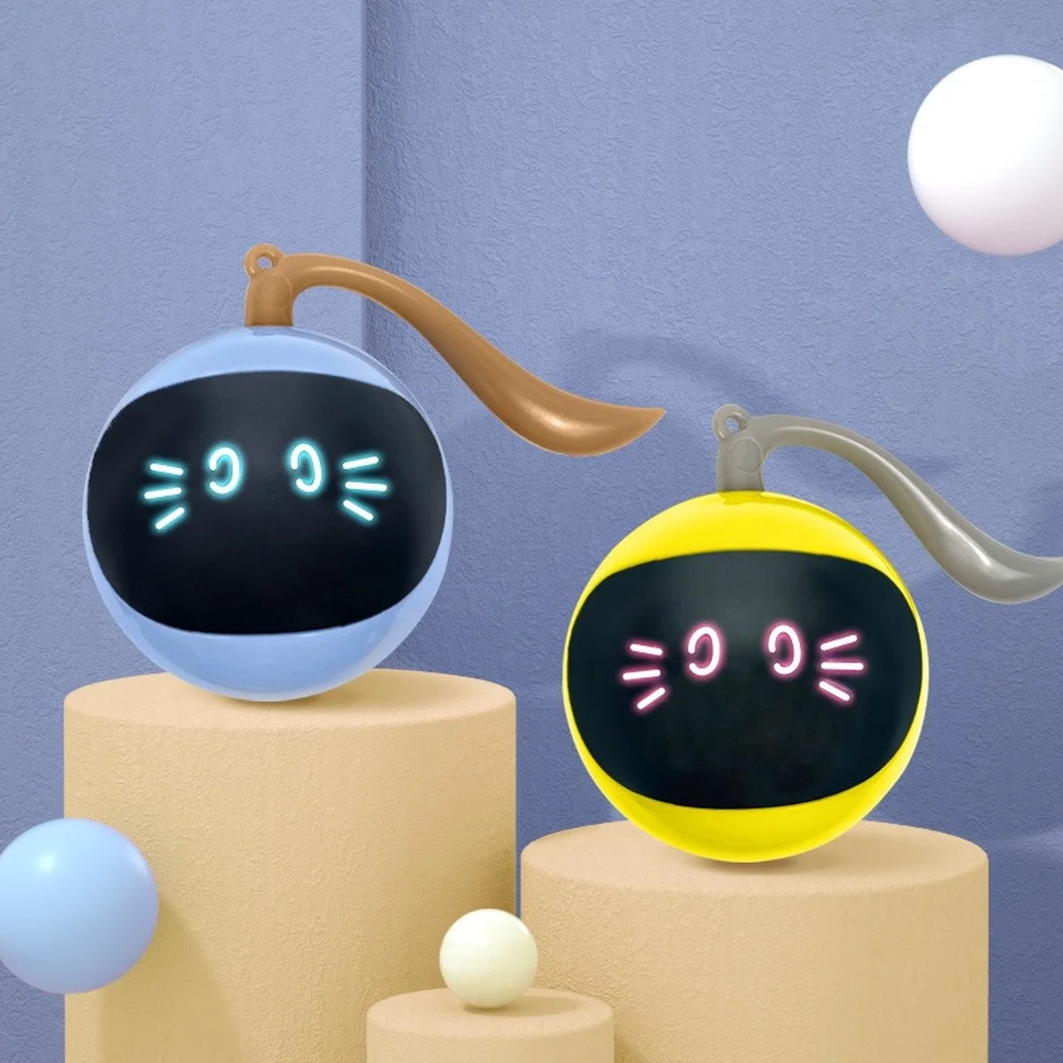 Pet Cat Little Magic Ball Toy Electric Funny Ball Intelligent Automatic Rolling Ball USB Charging Pet Supplies Toys Interactive
Pet Cat Little Magic Ball Toy Electric Funny Ball Intelligent Automatic Rolling Ball USB Charging Pet Supplies Toys Interactive