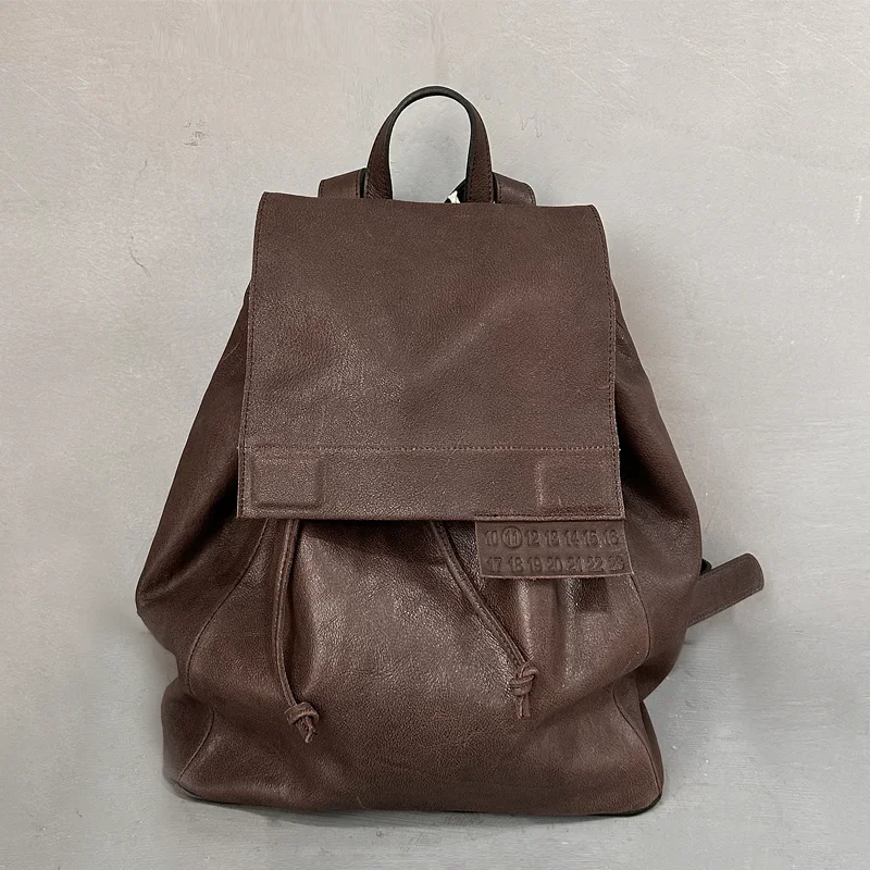 Small Retro Khaki Backpack Autumn and Winter Simple and Versatile Art-Style Shoulder Bag
Small Retro Khaki Backpack Autumn and Winter Simple and Versatile Art-Style Shoulder Bag