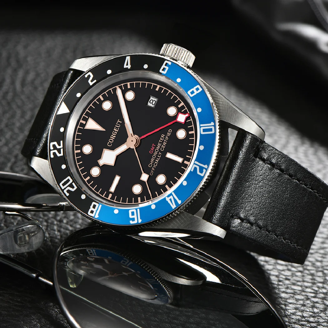 Мужские часы AAA, автоматические механические часы с стерильным циферблатом и кожаным ремешком, военные спортивные часы для плавания, светящ... 
Мужские часы AAA, автоматические механические часы с стерильным циферблатом и кожаным ремешком, военные спортивные часы для плавания, светящ...