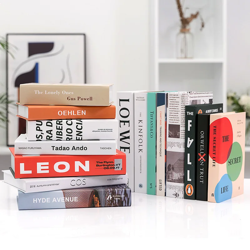 Fashion Coffee Table Books Decoration for Home Office Luxury Fake Books Ornaments Home Decor Cafe Club Hotel Prop Books Decor
Fashion Coffee Table Books Decoration for Home Office Luxury Fake Books Ornaments Home Decor Cafe Club Hotel Prop Books Decor