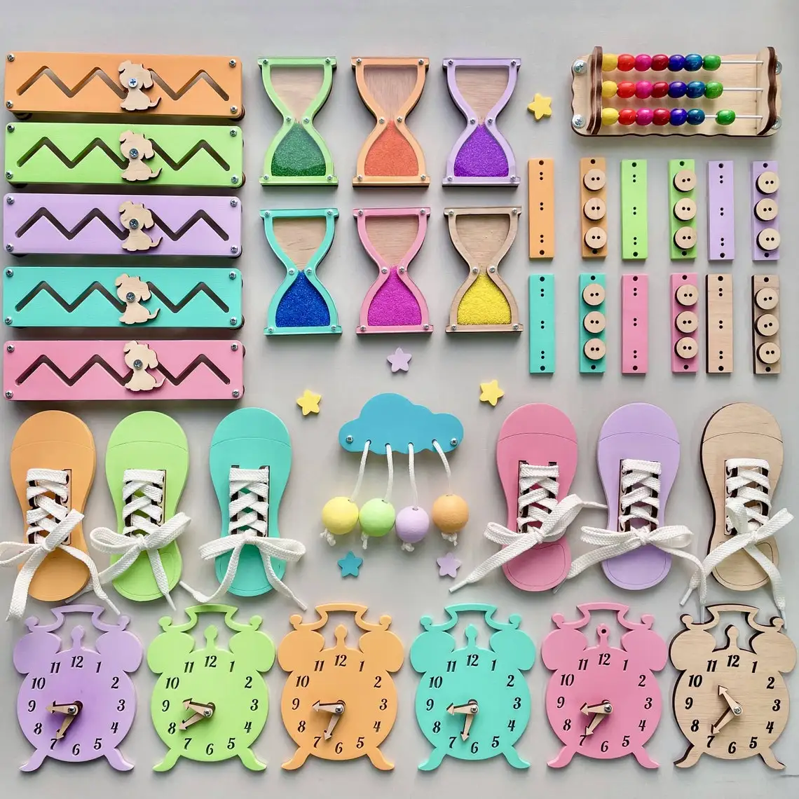 Montessori busy board parts, toddler busy board, wooden activity parts beads rotating swirls busy board details beads busy board
Montessori busy board parts, toddler busy board, wooden activity parts beads rotating swirls busy board details beads busy board