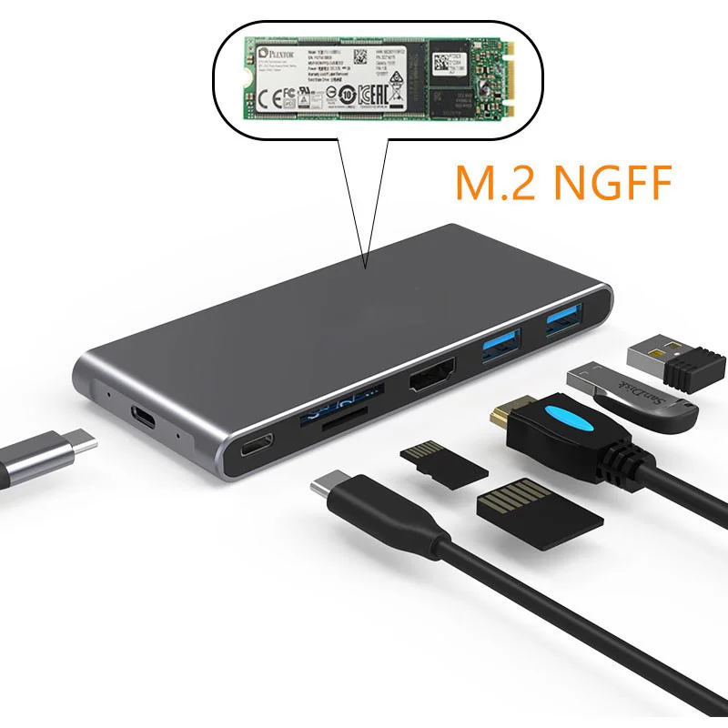 2tb Type-c External Hard Drive Docking Station For Hdmi Usb3. 1 M.2 Sata/nvme Laptop Desktop Hard Disk Box Mobile Storage Best
2tb Type-c External Hard Drive Docking Station For Hdmi Usb3. 1 M.2 Sata/nvme Laptop Desktop Hard Disk Box Mobile Storage Best