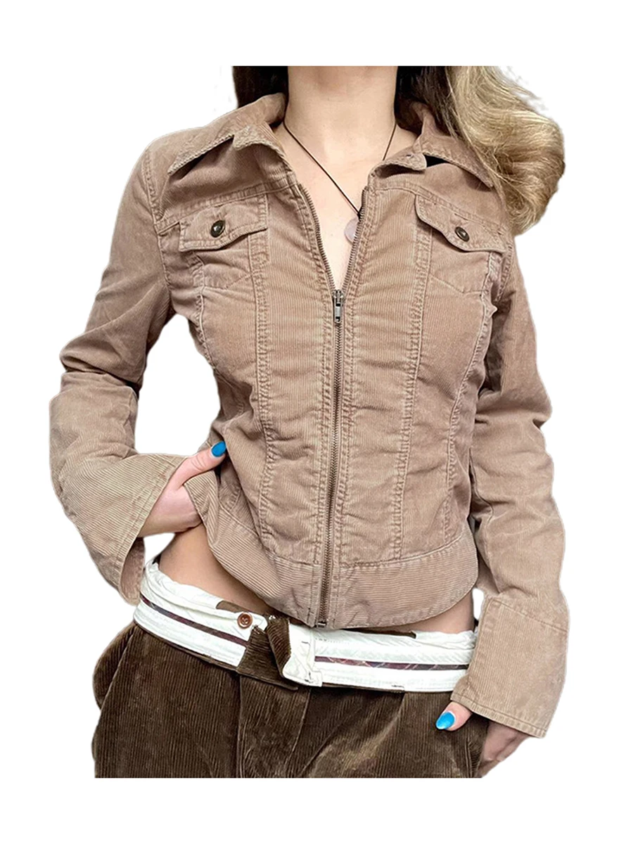 

Womens Military Jacket Zip Up Lightweight Utility Anorak Field Safari Casual Cargo Coat Outwear with Pockets