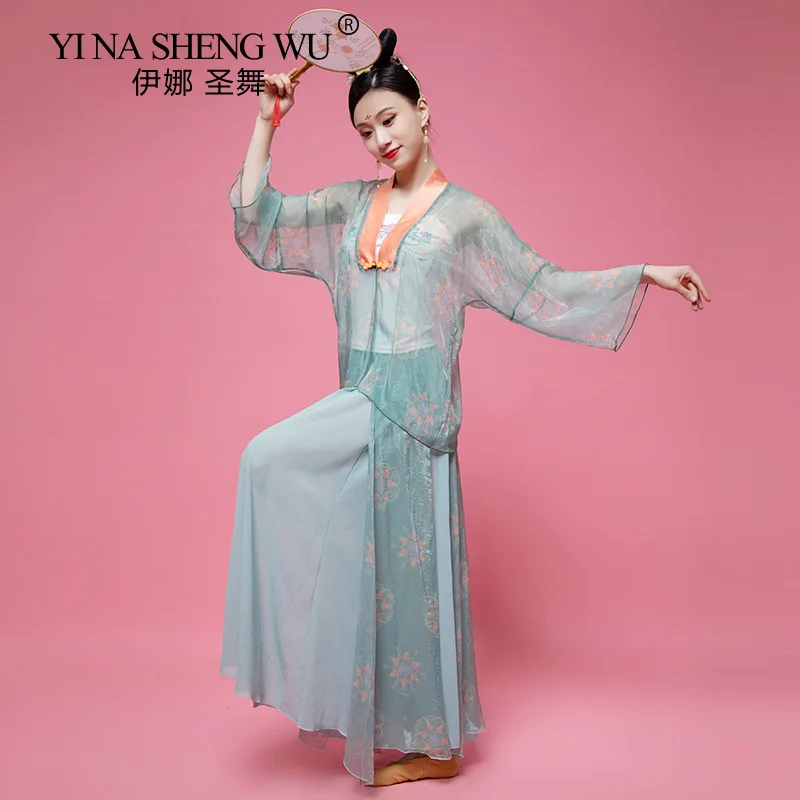 Classical Dance Loose Top Coat Or Elegant Long Skirt Dance Suit Summer Breathable Classical Dance Professional Practice Suit
Classical Dance Loose Top Coat Or Elegant Long Skirt Dance Suit Summer Breathable Classical Dance Professional Practice Suit
