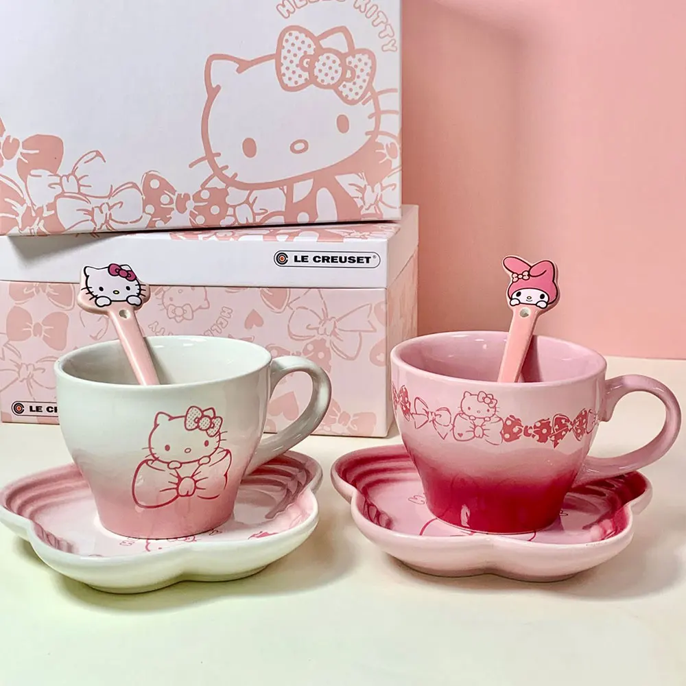 Sanrio Hellokitty Afternoon Tea Coffee Cup Kawaii Anime Cartoon Ceramic Cup Set Microwave Home Tableware Girls Gifts Cute 2022
Sanrio Hellokitty Afternoon Tea Coffee Cup Kawaii Anime Cartoon Ceramic Cup Set Microwave Home Tableware Girls Gifts Cute 2022