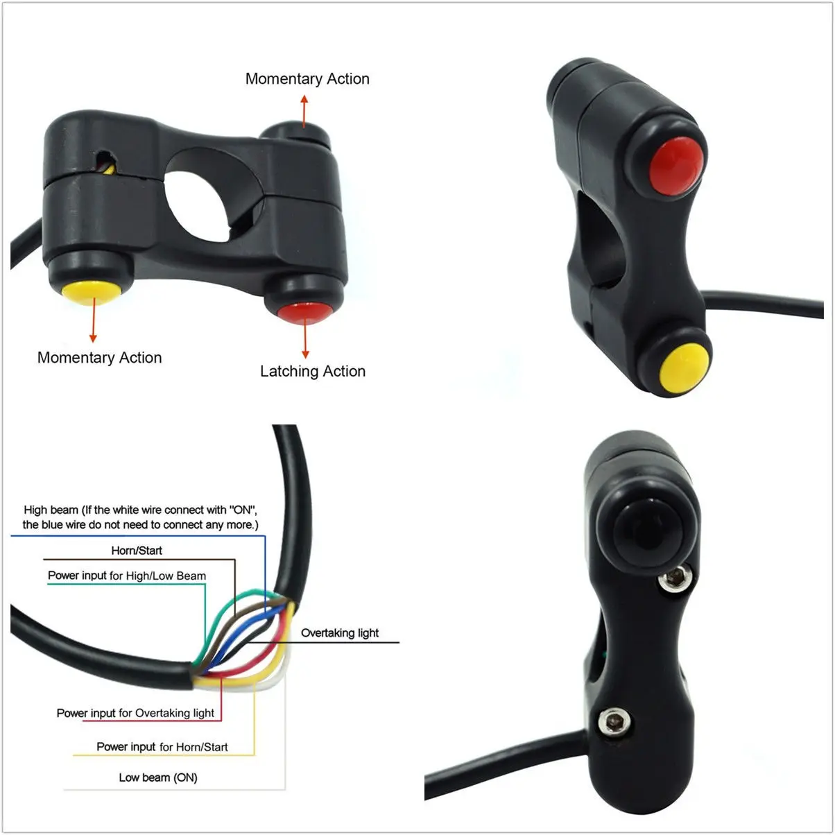 12V Motorcycle button switch 7/8\\\\\\\" Motorcycle ATV Headlight For Motorcycle Motorbike ATV Aluminum Alloy
12V Motorcycle button switch 7/8\\\\\\\" Motorcycle ATV Headlight For Motorcycle Motorbike ATV Aluminum Alloy