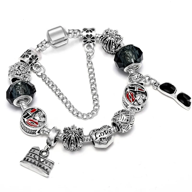 Sunglasses and Cruise Lines Bracelet Fit Pandora DIY S925 Silver Chain Beads Original Jewelry Handmade Accessories Wholesale
Sunglasses and Cruise Lines Bracelet Fit Pandora DIY S925 Silver Chain Beads Original Jewelry Handmade Accessories Wholesale