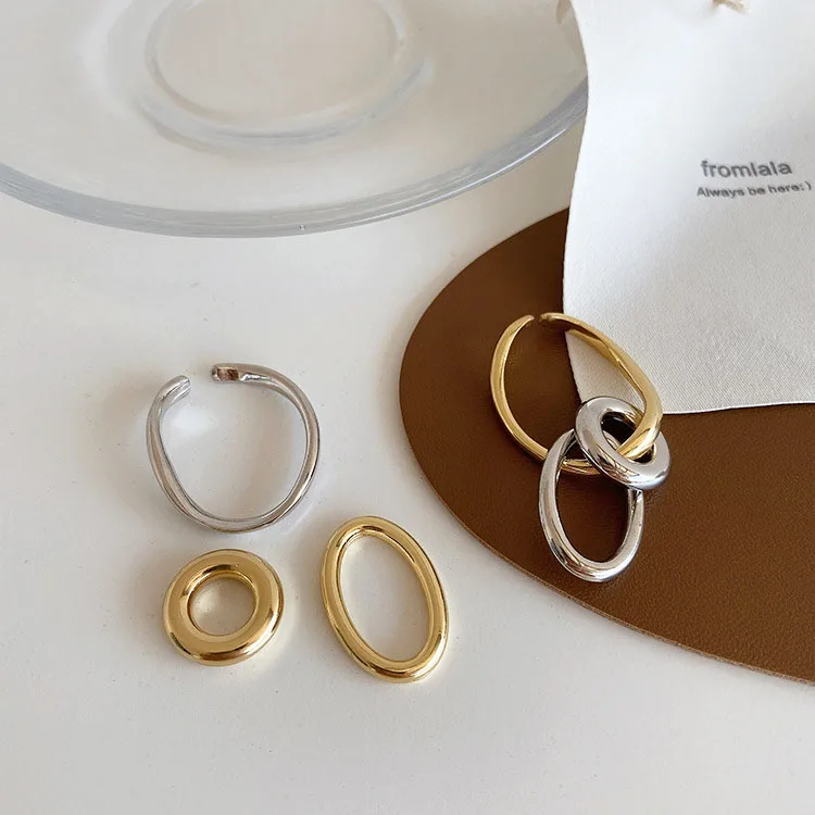 Non-pierced Clip Earrings For Women Personality Design Detachable Gold Silver Color Metal Circle Ear Clips Without Pierced
Non-pierced Clip Earrings For Women Personality Design Detachable Gold Silver Color Metal Circle Ear Clips Without Pierced