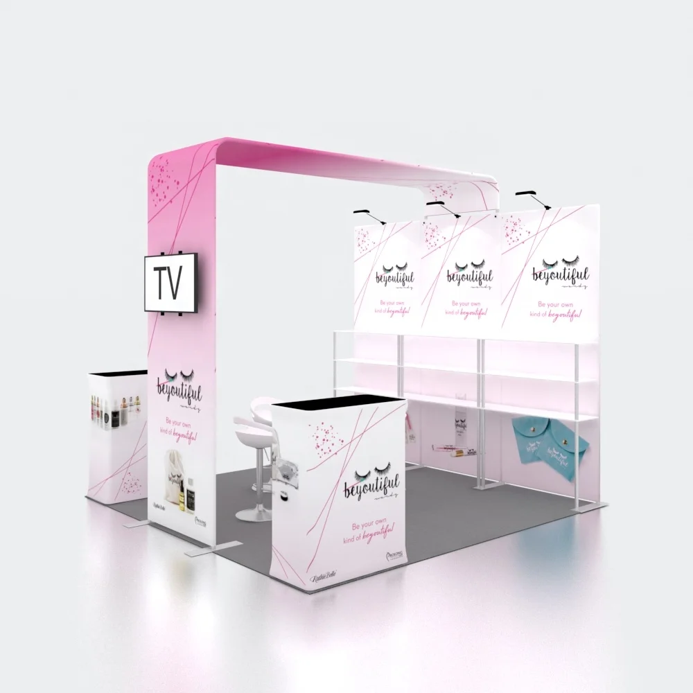 exhibition new design tradeshow modular aluminum frame portable advertising tension fabric hot sales trade show 10x10 booth
exhibition new design tradeshow modular aluminum frame portable advertising tension fabric hot sales trade show 10x10 booth